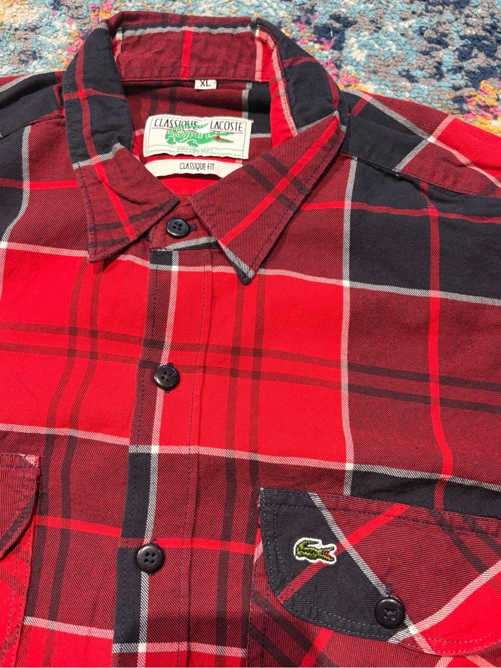 Lacoste Plaid shirt